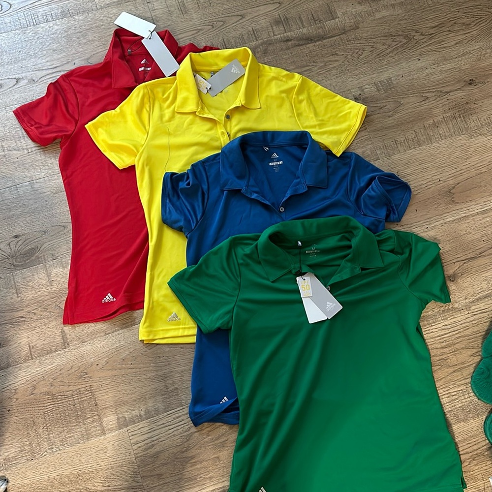 Adidas Active Golf Shirt Set 4 shirts